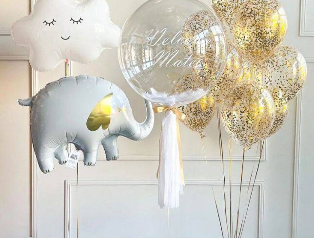 Balloon set “Welcome, baby!” photo